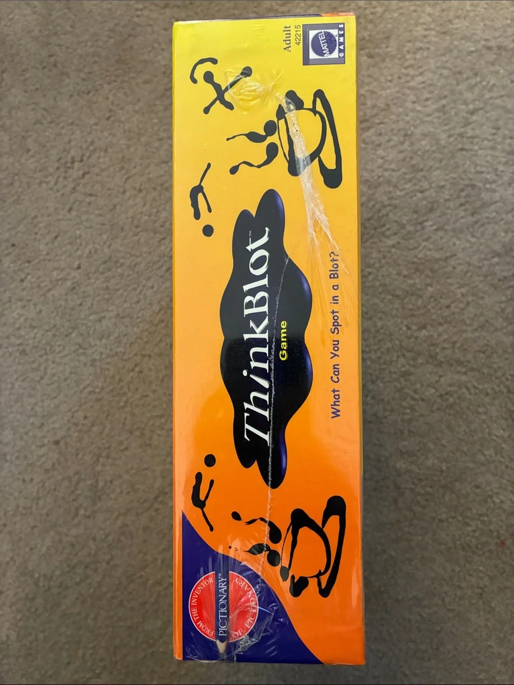 Vintage Mattel ThinkBlot Game